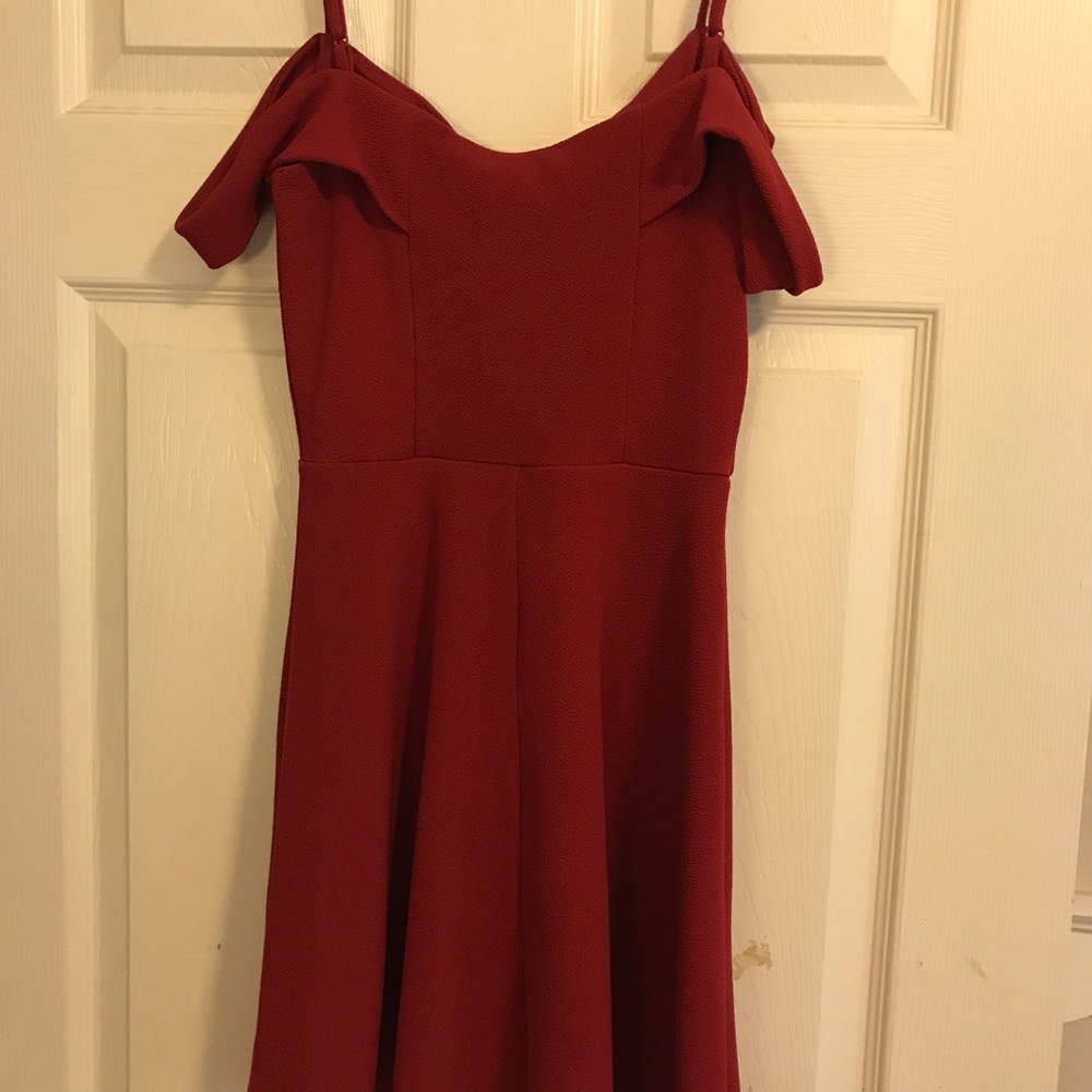 red dress
